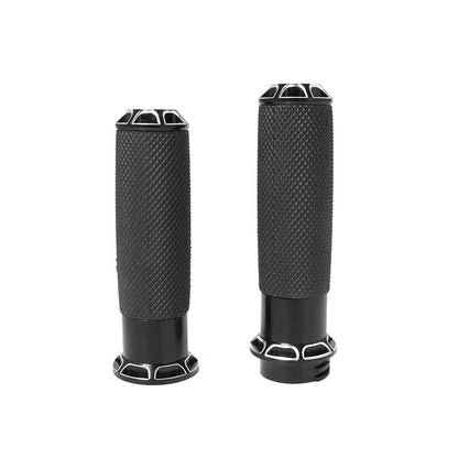 1-inch Pair Black Hand Grip Handle Bar Suitable for Harley-Davidson VRSC