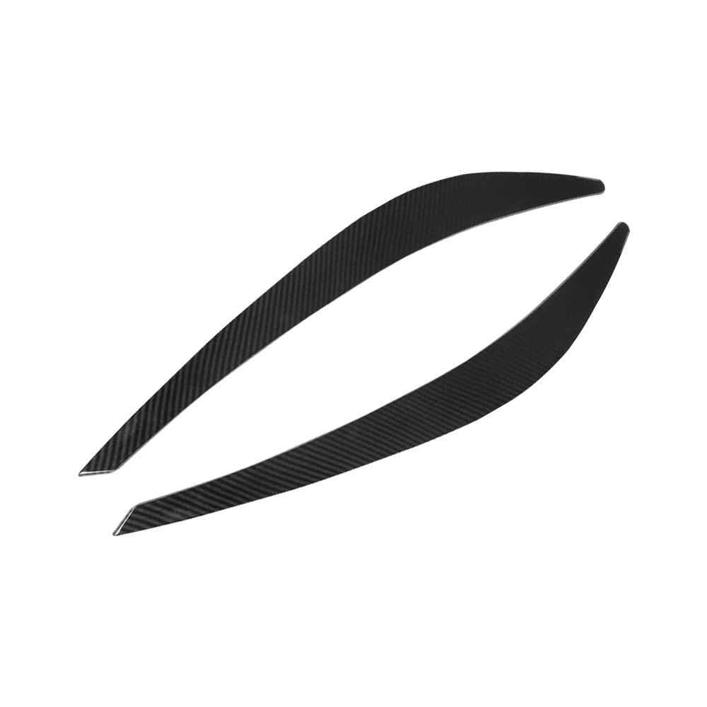 Carbon Fiber Style Headlight Eyebrow Trims Covers for Holden Commodore VF SS SSV.