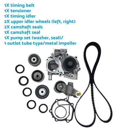 Timing Belt Kit Water Pump Suitable for  Subaru Impreza Forester EJ253 2. 5L SOHC.