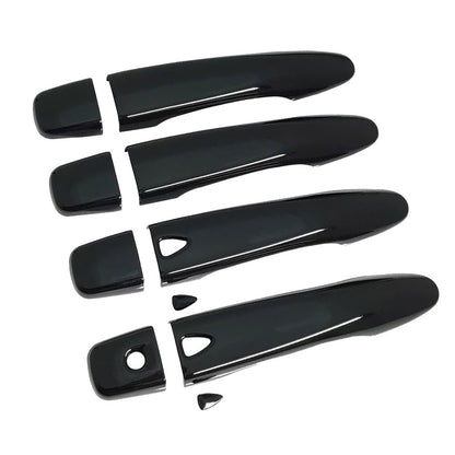 4x Black Door Handle Covers Suitable For Nissan Navara NP300 D23 2015-Onwards