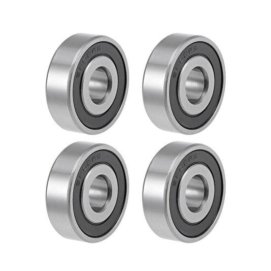 4x 6202-16-2RS Ball Bearings 16x35x11mm Double Sealed Chrome Steel Suitable For Various Applications