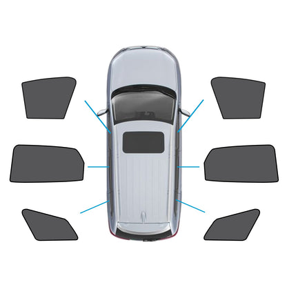 Window Magnetic Mesh Sun Shades Suitable For Kia Sportage 2021-2024 UV Protection.