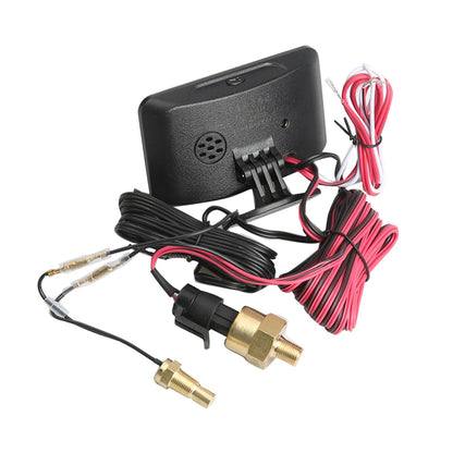 4-in-1 Car LCD Digital Gauge Suitable for Oil Pressure Voltage Water Temperature