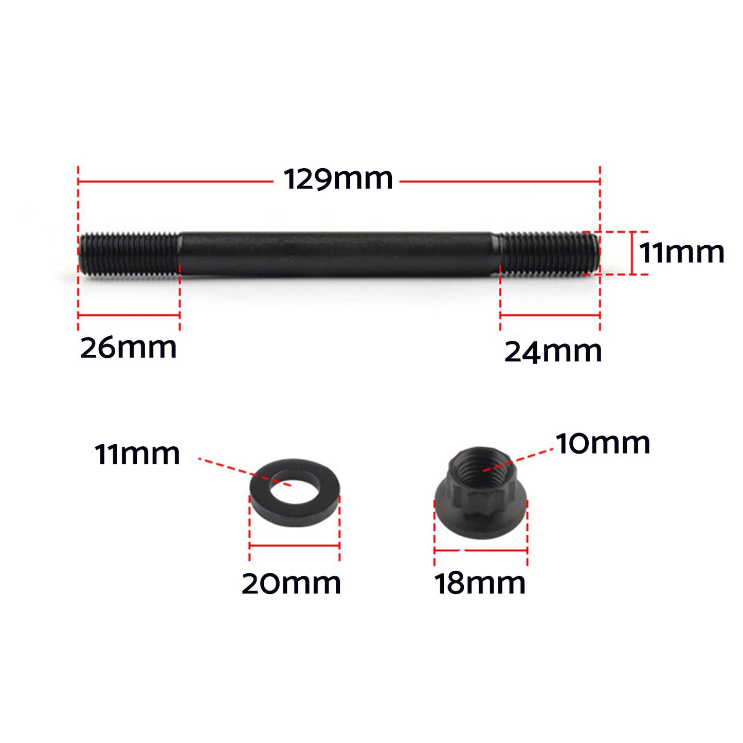 Cylinder Head Stud Kit Suitable for Nissan 300ZX 3.0L