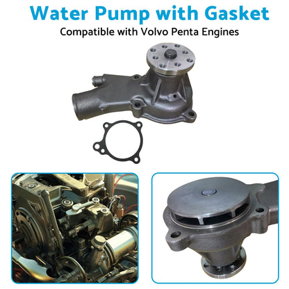 65142A1 Water Pump With Gasket Suitable For Mercruiser Marine 884727 814755 2. 5.