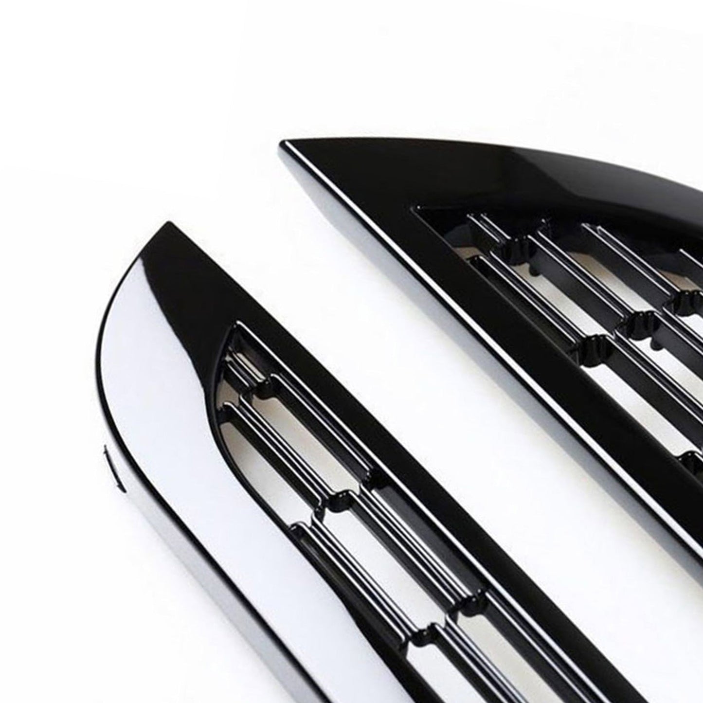 2x Honeycomb Mesh Front Grill Suitable For Mini Cooper R50 / R52 / R53 2002-2006