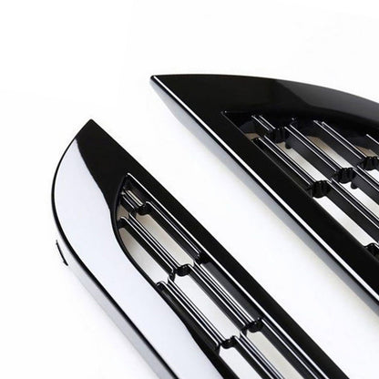 2x Honeycomb Mesh Front Grill Suitable For Mini Cooper R50 / R52 / R53 2002-2006