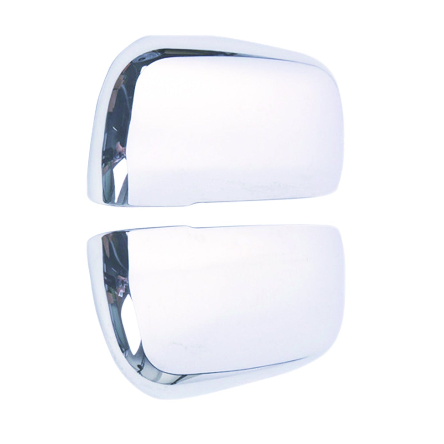 Side Door Rearview Mirror Cover Trim Chrome Pair Left & Right Suitable For Mitsubishi Pajero V80 2007-2021