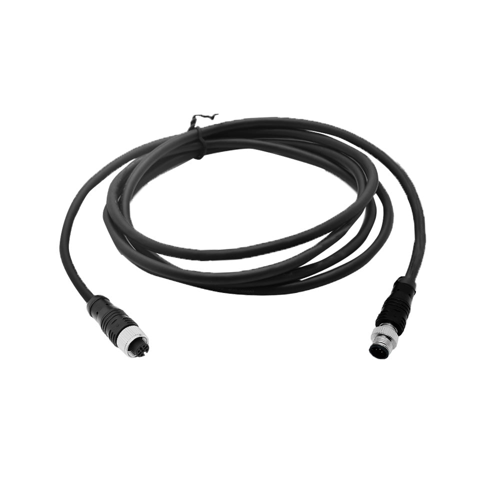 5-Core Black 2m NMEA2000 Cable with Female Straight Head to Male Straight Head NMEA2000 Drop Cable.