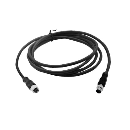 5-Core Black 2m NMEA2000 Cable with Female Straight Head to Male Straight Head NMEA2000 Drop Cable.
