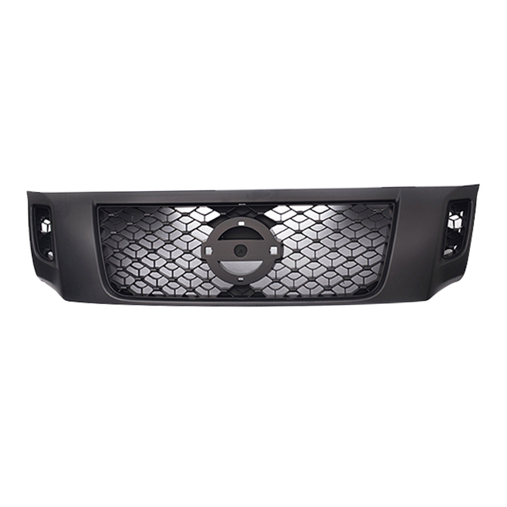 Front Grill Matte Black Bumper Bar Grille for Nissan Navara NP300 D23 2015-2019.