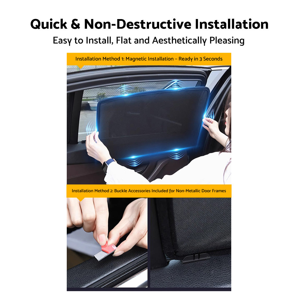 Magnetic Car Window Sun Shades Sun Blind Suitable for Kia EV5