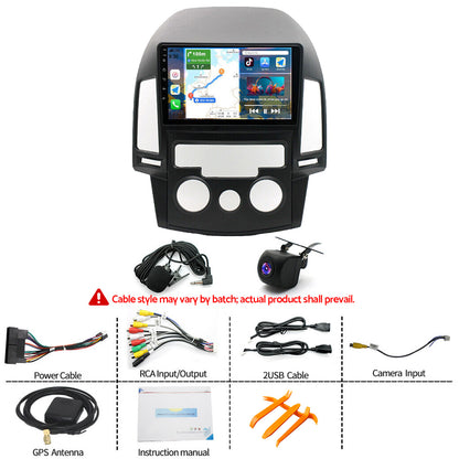 In-Dash Units Android 13 Stereo GPS CarPlay Suitable for Hyundai i30