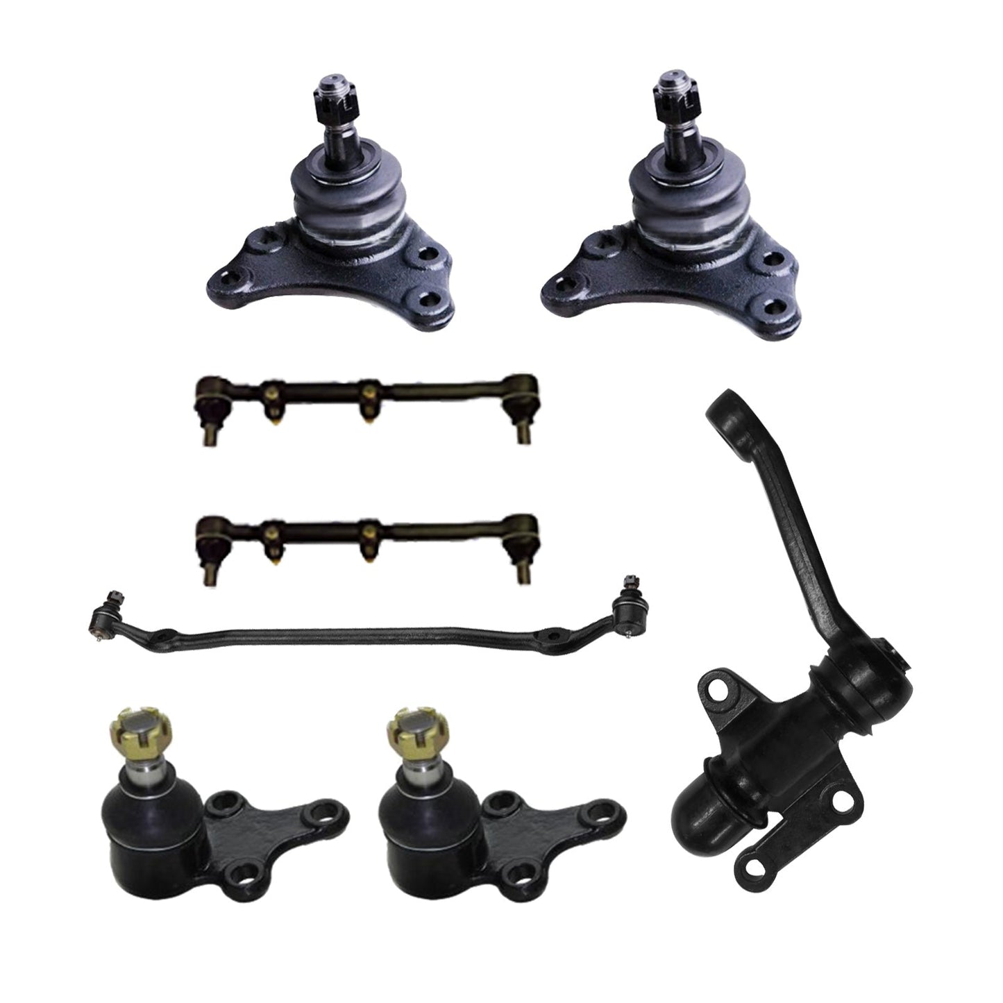 Ball Joints, Idler Arm, Tie Rod Ends & Centre Rod Suitable for Toyota Hilux LN86