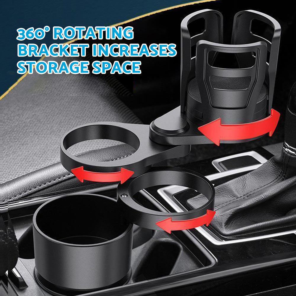 4-in-1 Adjustable Car Cup Holder Expander Tray Suitable for Universal Models