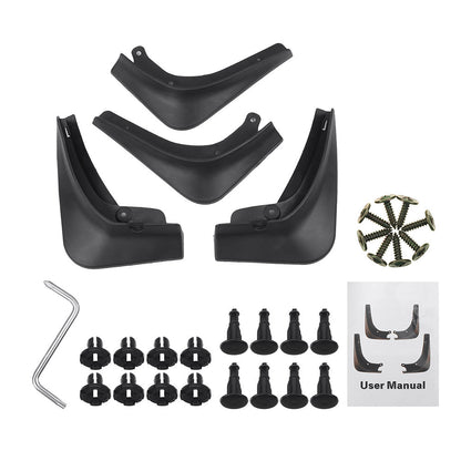 4x Front & Rear Car Mud Flaps Splash Mudguards Suitable For Tesla Model 3 2016-2021