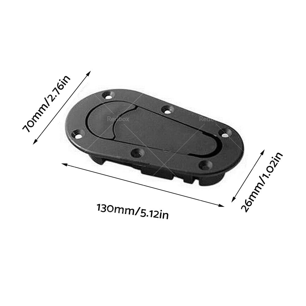 2Pcs Universal Racing Mount Bonnet Hood Plus Flush Latch Pin Locking Kit.