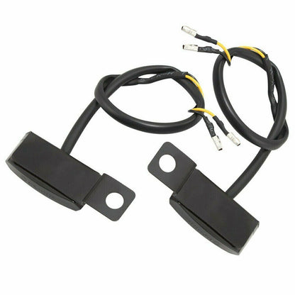 6x LED Mini Motorcycle Front Turn Signal Indicator Amber Light Suitable for Harl