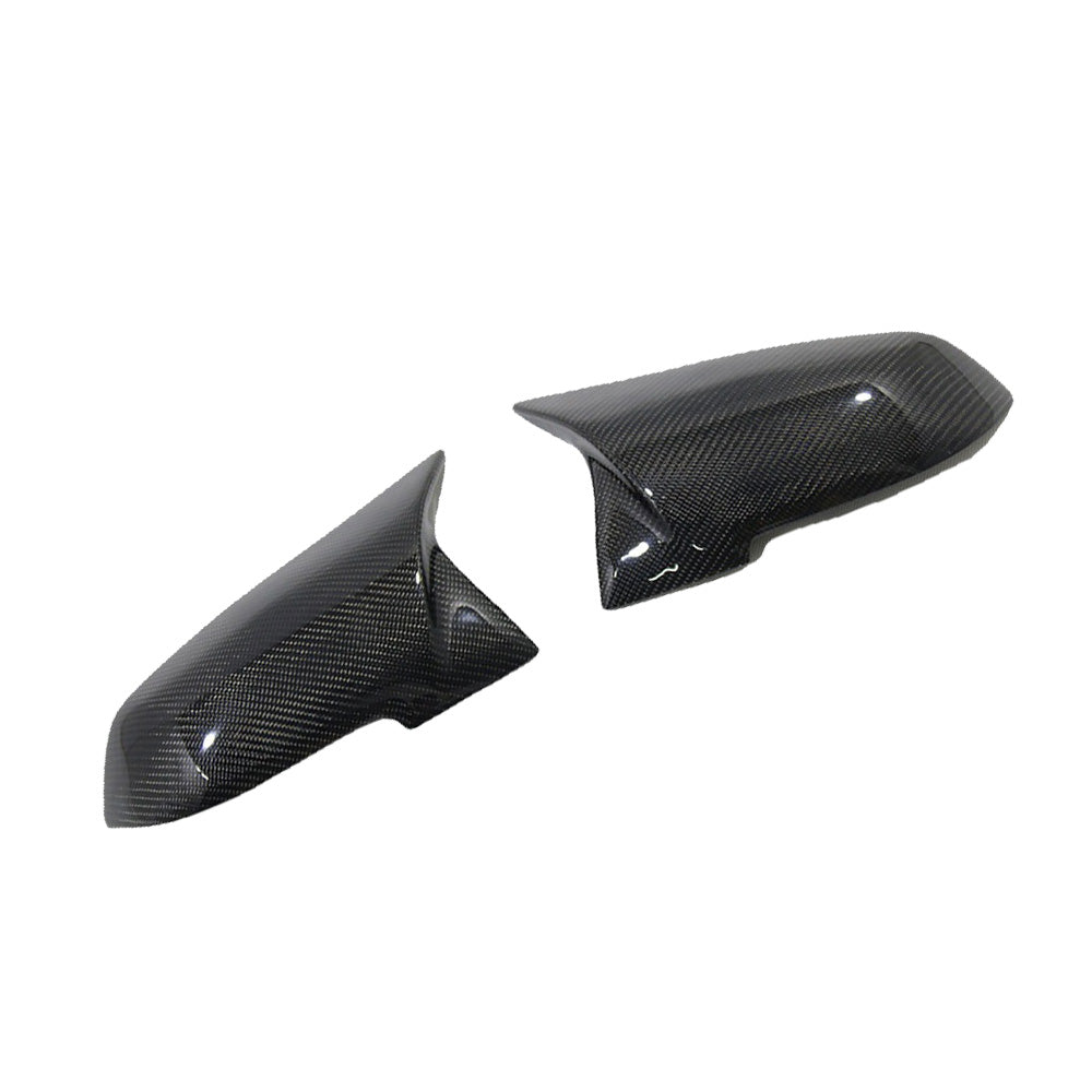 Carbon Fibre Side Mirror Cover Caps Suitable for  BMW F20 F21 F22 Series 1 2 3 4.