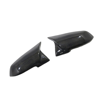 Carbon Fibre Side Mirror Cover Caps Suitable for  BMW F20 F21 F22 Series 1 2 3 4.