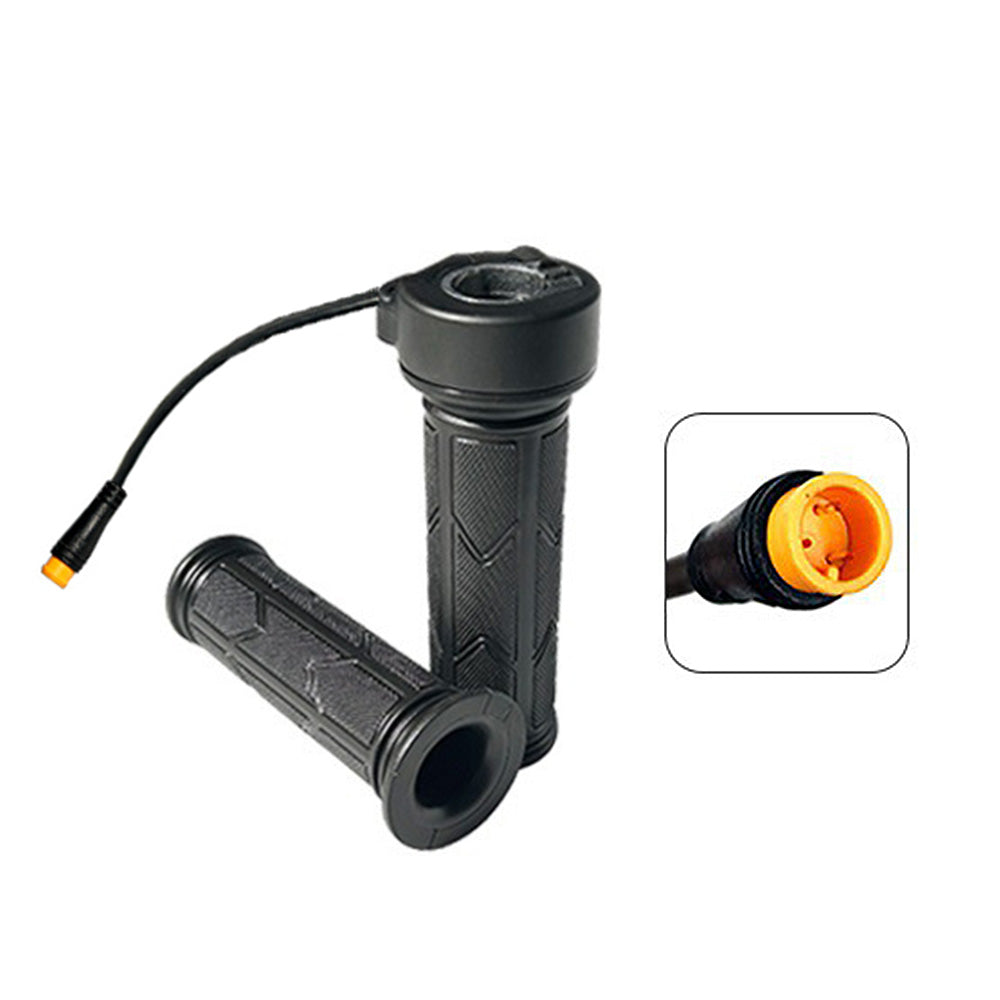 Full Twist Throttle Electric Bike Ebike Right Hand 3Pin Bike Grip Twist Throttle