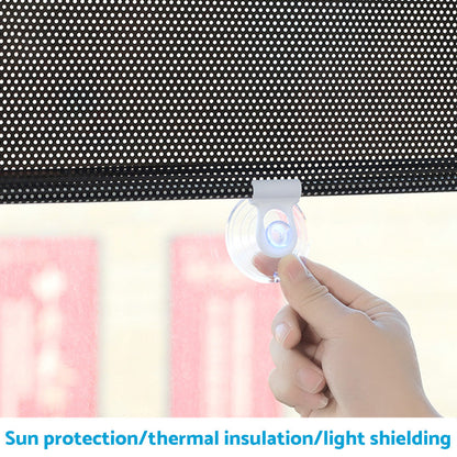 Retractable Front & Rear Windshield Sun Shade Window Visor Folding UV Block Suitable For Car