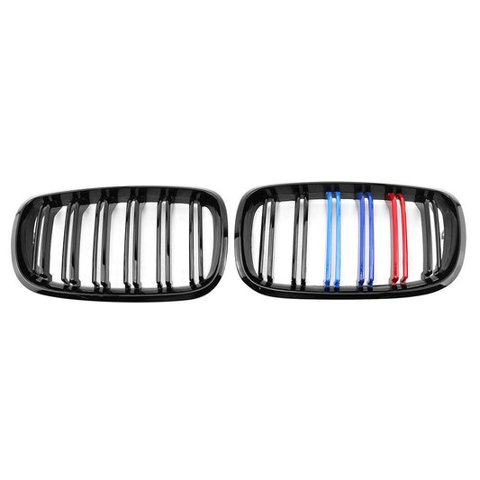 Kidney Front Grille Suitable For BMW E70 X5 / E71 X6 2007-2013 M Color.