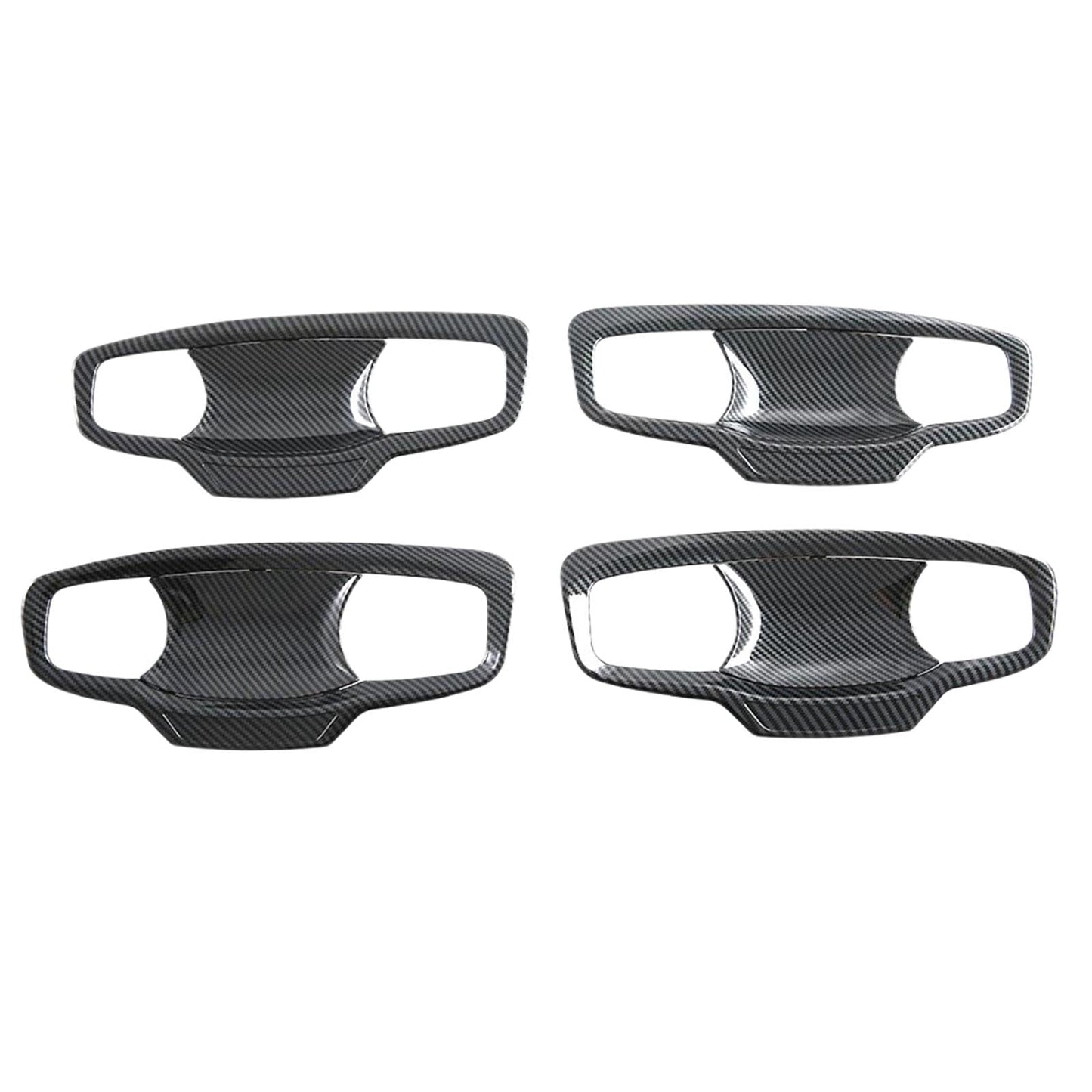 Carbon ABS Door Handle Bowl Cover Trim Suitable For Mitsubishi MV Triton 2023-2025