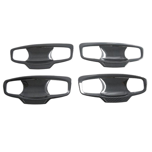 Carbon ABS Door Handle Bowl Cover Trim Suitable For Mitsubishi MV Triton 2023-2025