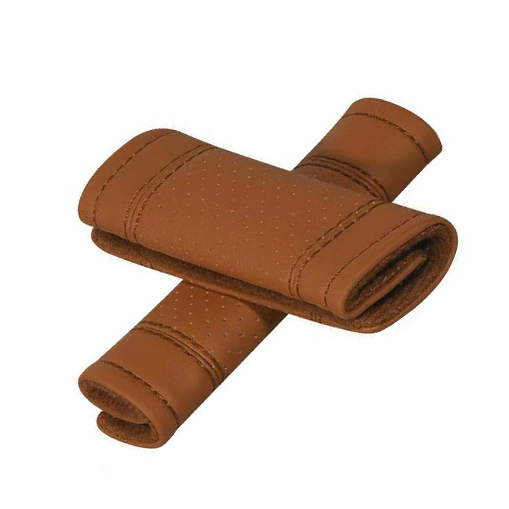2pcs Universal Car Accessories Faux Leather Door Handle Cover Soft Car Handle.