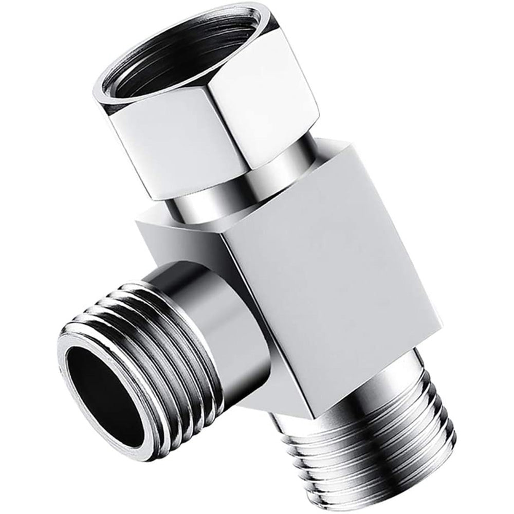 T Connector Toilet Bidet G1/2  3 Way Brass Chrome Diverter T Adapter AU.