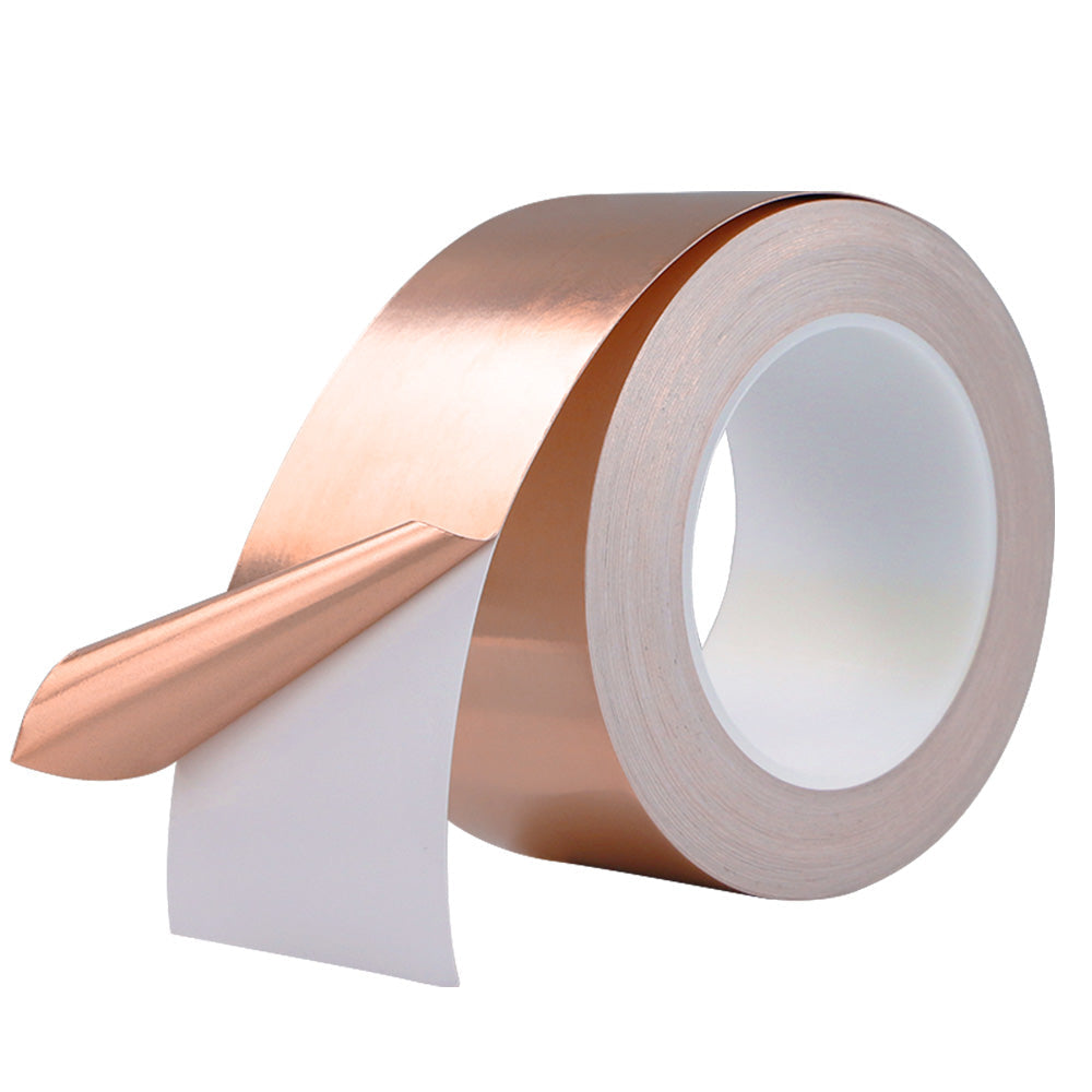 Copper Foil Tape 20mx50mm EMI Shielding Conductive Adhesive Tapes Snail Barrier.