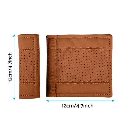 2pcs Universal Car Accessories Faux Leather Door Handle Cover Soft Car Handle.