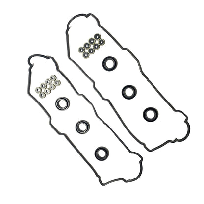 Rocker Valve Cover Gasket Kit 2x Suitable For Toyota Prado VZJ95 3.4L V6 1996-2002