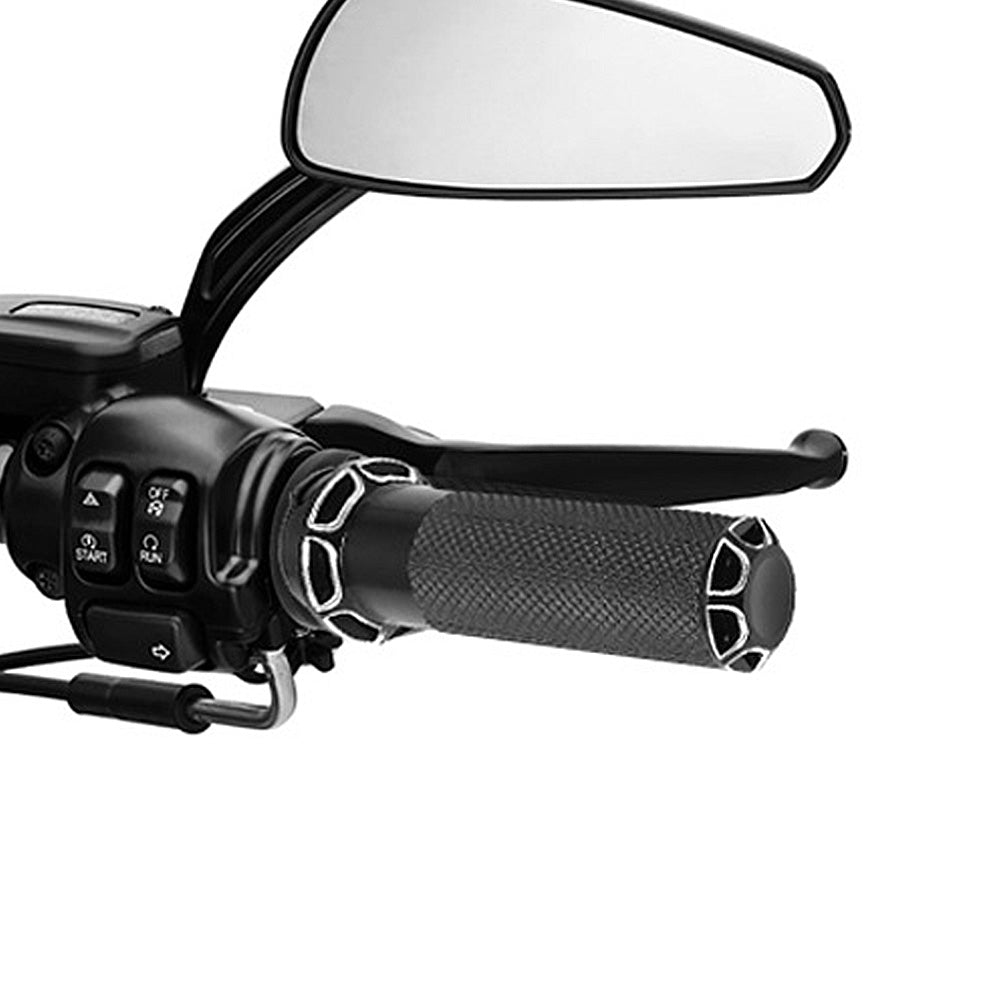 1-inch Pair Black Hand Grip Handle Bar Suitable for Harley-Davidson VRSC