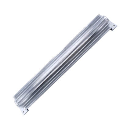 Universal 18inch Dual Pass Transmission Cooler with 1/4inch NPT Fitting Aluminum