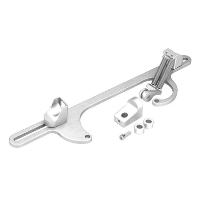 Throttle Cable Bracket Carburetor Billet Aluminum Silver Fits For Carb 4150 4160.