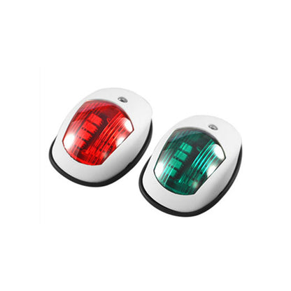 Pair Red  and  Green 8LED Navigation Lights Marine Bow Light Lamp for Boat Pontoon.