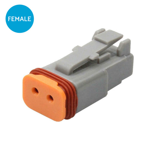 10x Deutsch DT2 2-Way Male & Female Pin Sets Electrical Connector Plug Waterproof Suitable For Automotive Use