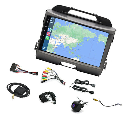9 inch Wireless CarPlay Android 14 GPS Head Unit Suitable for Kia Sportage.