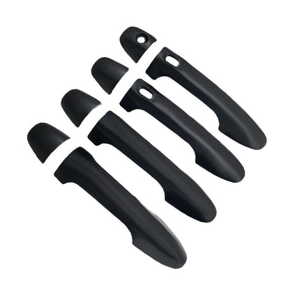 4x Door Handle Covers Matte Black Suitable For Toyota Hilux N80 2015-2021.