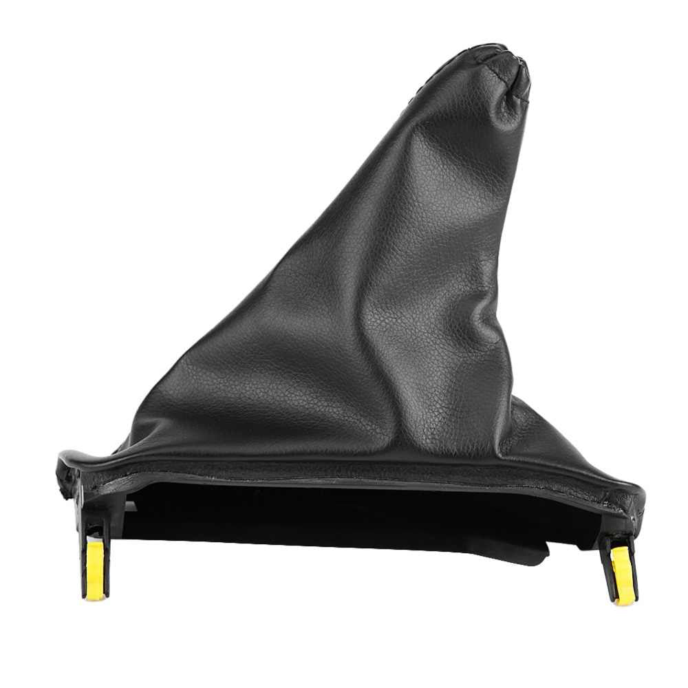 Set Handbrake  and  T-Bar Boot Cover Black Leather for Ford Falcon FG FG-X 2008~2018.