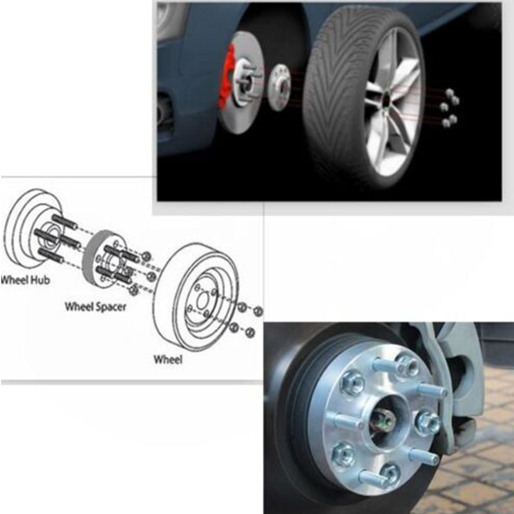25mm Bolt-On Wheel Spacers Suitable For Holden Commodore VB-VZ 5x120 69.6.