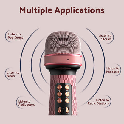 Wireless Bluetooth Portable Karaoke Microphone Speaker Suitable for Home Party S