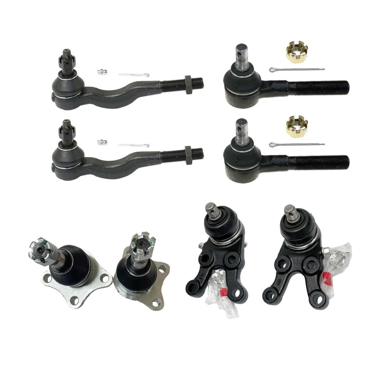Ball Joint & Tie Rod End Kit Suitable For Mitsubishi Pajero NH/NJ/NK/NL 4WD 1991-2000
