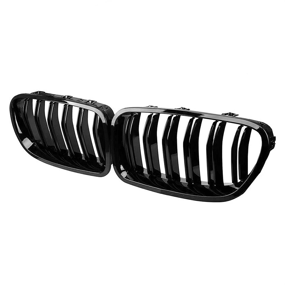 Bumper Bar Grille Gloss Black Suitable For BMW 5 Series F10 F11 Front Bumper Replacement Assembly.