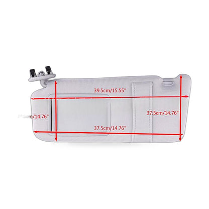 Left Sun Visor Suitable for Toyota Camry 2007-2011 Gray 74320-06780-B0 - ZT2