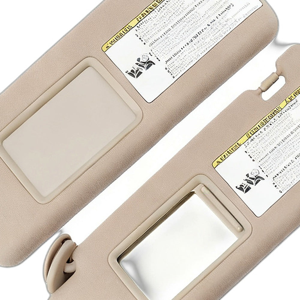 Sun Visor Suitable for Toyota Tacoma 2005-2015 Left Right Beige No Light - XQ1