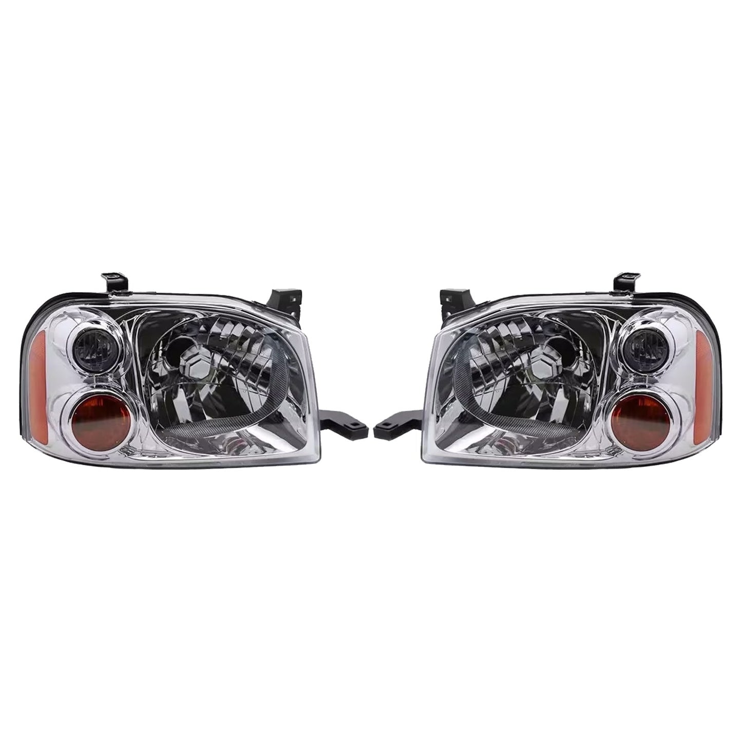 LeftRight Pair Light Front Lamp Head Lights Suitablefor Nissan Navara D22 01-15.