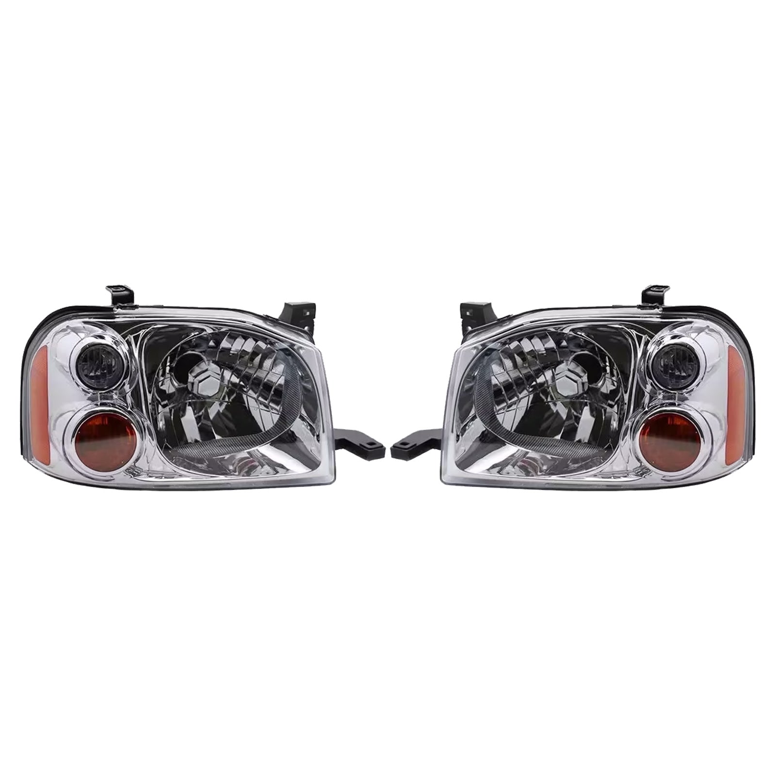 LeftRight Pair Light Front Lamp Head Lights Suitablefor Nissan Navara D22 01-15.